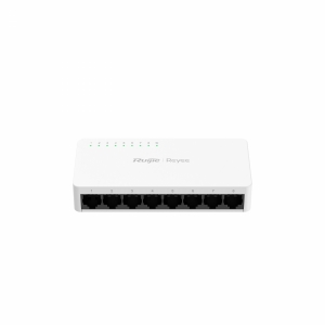 Reyee switch non gestito a 8 porte da 10/100 mbps (chassis plastico desktop)