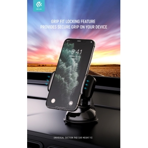 Supporto per smartphone da auto a ventosa devia