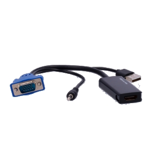 Convertitore vga to hdmi con audio 1920*1080p usb2.0