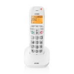 Telefono cordless dect brondi bravo bright bianco