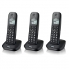 Telefono cordless dect brondi gala trio nero