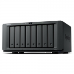 Synology nas tower 8x sata, 2x nvme, ryzen v1500b, 8gb ecc, pcie, max 40 cam, 2 licenze,