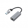 Adattatore usb-c/a a gigabit 2in1 (abby08g)