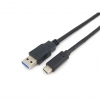 Cavo usb 3.2 gen 1 da type-c a type-a (128344) nero