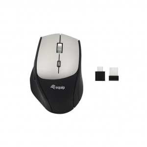 Mouse wireless con adattatore usb-c+a (245115)