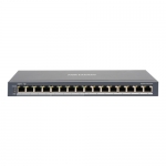 Switch hikvision gigabit case metallico poe - soho 8 gigabit poe ports, 8 gigabit rj45, 802.3af/at,