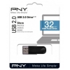 Pen drive 32gb usb 2.0 pny attache' 4 black