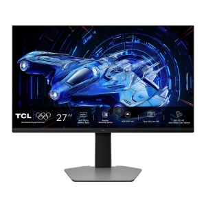 Tcl monitor gaming 27 mled ips 16:9 qhd 1ms 180hz 600 cdm, miniled direct-180, 99 srgb, dp/hdmi, bianco
