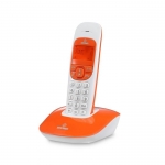 Telefono cordless dect brondi nice bianco/arancio