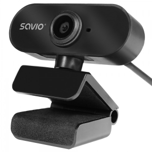 Webcam savio hd 1280x720 25fps con microfono black