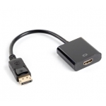 Adattatore displayport m ad hdmi f cavo 10cm lanberg full hd