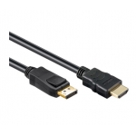 Cavo displayport a hdmi full hd m-m 1,8mt nero gembird