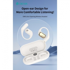 Auricolari bluetooth devia em406 senza inserim. ows lite1 beige