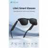 Occhiali smart devia lite1 open ear con canc. rumore bt 5.4 bk