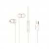 Auricolari brendan03w in-ear con connettore tipo c - bianco