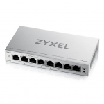 Zyxelswitch smart managed, 8 porte gigabit - easy management per vlan, qos - design senza ventole, d