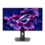 Asus monitor gaming 26,5 oled 4k uhd 16:9 0,03 ms 240hz 400 cdm, pivot, usb-c, dp/hdmi, multimediale, gsync