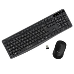 Kit tastiera + mouse wireless tm-km001 nera