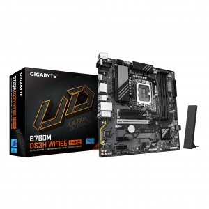 Gigabyte b760m ds3h wifi6e gen5 motherboard - supports intel core 14th gen cpus, 6+2+1 phases digital vrm, up to 5600mhz ddr5, 2xpcie 4.0 m.2, wi-fi 6e, 2.5gbe lan, usb 3.2 gen2