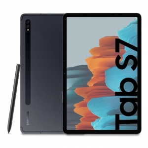 (refurbished) tablet samsung galaxy tab s7 sm-t875 11" 128gb wifi cellular android os black [grade b]