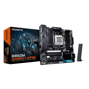 Gigabyte b850m gaming x wifi6e motherboard - amd ryzen 9000 series cpus, 10+2+2 phases digital vrm, up to 8200mhz ddr5 (oc), 1xpcie 5.0 + 1xpcie 4.0 m.2, 2.5lan, wifi 6e, usb 3.2 gen 2