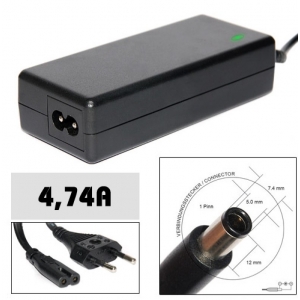 Alim. x nb hp 19v 4,74a 7,4*5mm 90w tecnonew 9001 (7010)