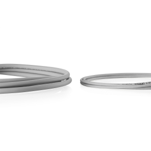Cavo rete cat 6 u-utp rame lszh slim 0.3 m, grigio