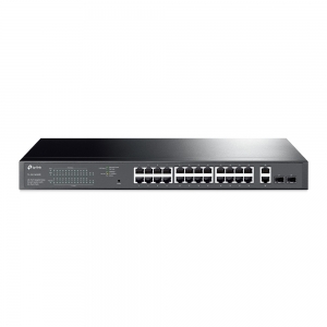 Tp-link 28-port gigabit easy smart switch with 24-port poe+