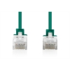 Cavo rete cat 6 u-utp rame lszh slim 0.3 m, verde