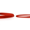 Cavo rete cat 6 u-utp rame lszh slim 0.5 m, rosso