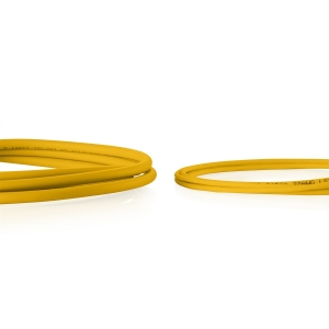 Cavo rete cat 6 u-utp rame lszh slim 1 m, giallo, 10 pezzi