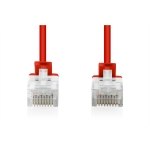Cavo rete cat 6 u-utp rame lszh slim 2 m, rosso, 10 pezzi