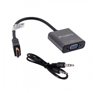 Adattatore hdmi-m a vga-f lanberg con audio cavo 20cm