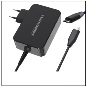 Alim. per nb/tablet/pc/macb da muro type-c 100w tecnonew tn-786c