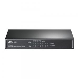 Tp-link 8-port gigabit desktop poe switch with 4-port