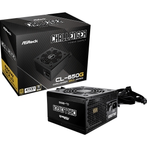 Alim. atx 650w asrock challenger cl-650g 80 plus gold atx 3.1