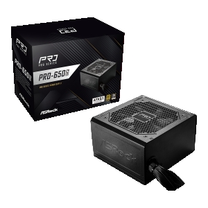 Alim. atx 650w asrock pro pro-650g 80 plus gold atx 3.1