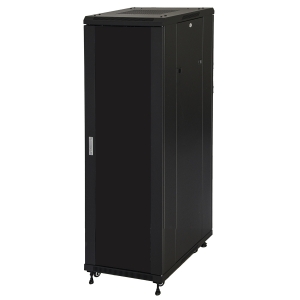 Armadio rack 19 42 unit largh. 600x prof. 800 ip30 nero