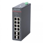 Hikvision switch industriale smart managed gigabit hi-poe 8 ports