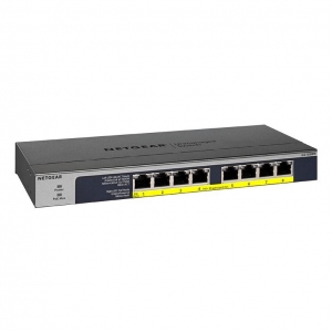Switch rete 8 porte 10/100/1000 gs108pp-100eus poe