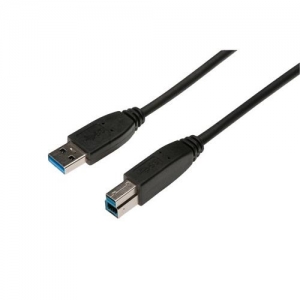 Cavo usb 3.0 a-b m-m nero (lkcusb30b)