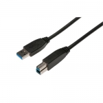 Cavo usb 3.0 a-b m-m nero (lkcusb30b)