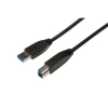 Cavo usb 3.0 a-b m-m nero (lkcusb30b)