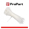 Fascette dentate serracavi 3,6x300mm bianco conf.100pz