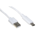 Cavo usb 2.0 a maschio / usb-c mt 1.8 bianco (lkc2018)