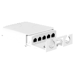 Poe extender outdoor waterproof din 4xfe+1fe poe