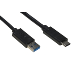 Cavo usb da connettore "a" maschio a conn. type c 0,5mt usb 3.0