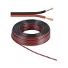 Matassa cavo 100mt rosso e nero 2x0,75mm cond int cca 11/0.3mm
