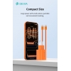 Caricatore ac/usb type-c devia 40w (max 60w) +cavo type-c orange