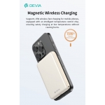Power bank 10000mah devia wir.magn. c.rapida 22w gold con cavo